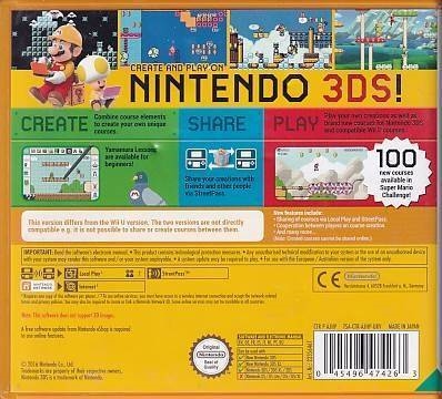 Super Mario Maker - Nintendo 3DS Spil - (B Grade) (Genbrug)